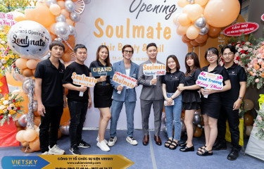 Công ty tổ chức lễ khai trương tại TP HCM | Khai trương Salon Soulmate Hair Beauty & Nail