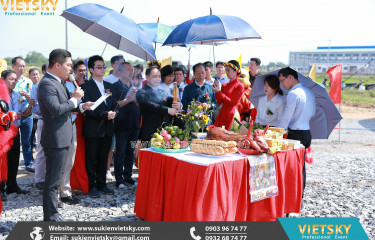 Công ty tổ chức lễ khởi công giá rẻ tại KCN Hòa Hội, Bình Định