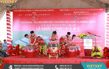 Công ty tổ chức lễ khởi công giá rẻ tại KCN Tàu Thủy, Nam Định
