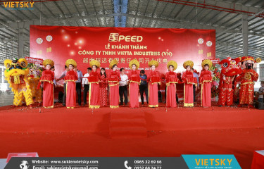 Tổ chức lễ khánh thành chuyên nghiệp tại Tây Ninh | Lễ khánh thành Công ty TNHH Vietta Industries (V
