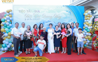 Công ty tổ chức lễ tân gia chuyên nghiệp tại Vũng Tàu | Tiệc Tân Gia Biệt Thự Quang Huy 
